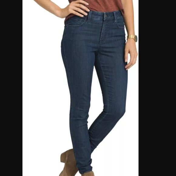 Prana Denim - prAna Oday Jeans Womens Size 10 Short Dark Wash 30 Denim Jean Skinny High Rise